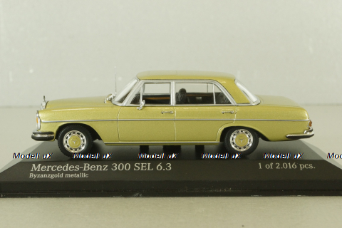 Mercedes 300 SEL 6.3 (W109) 1968, gold metallic, 430 039100, Minichamps 1:43