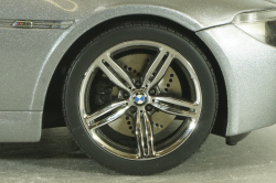 BMW M6 (E63) 2003, grey 08703S, Kyosho 1:18