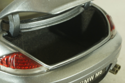 BMW M6 (E63) 2003, grey 08703S, Kyosho 1:18
