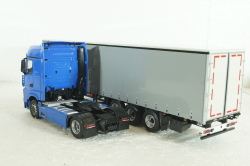 Камаз-54901 с п/п Нефаз-93341, син/серый, 102996, АвтоИстория 1:43