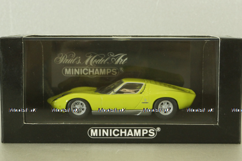 Lamborghini Miura 1966, light green, 430103004, Minichamps 1:43