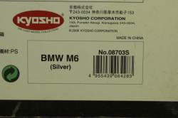 BMW M6 (E63) 2003, grey 08703S, Kyosho 1:18