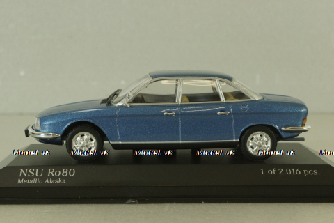 NSU RO 80, blue metallic, 1972, 430015400, Minichamps 1:43
