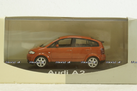 Audi A2 1999, orange 2.00.222.00748.002, Minichamps 1:43