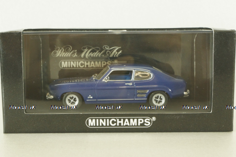 Ford Capri 1969, dark blue, 430085502, Minichamps 1:43