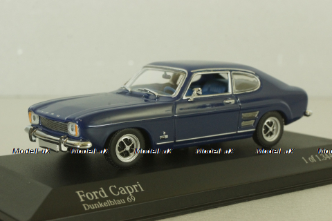 Ford Capri 1969, dark blue, 430085502, Minichamps 1:43