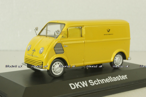 DKW Schnellaster Typ 30 "Deutsche Bundespost" 1954, yellow, 02393, Schuco 1:43