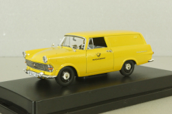 Opel Rekord P2 Caravan "Deutsche Bundespost" 1960, yellow, Bing 1:43