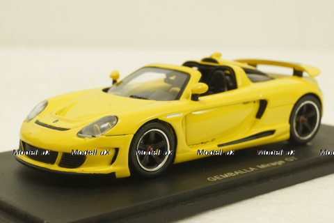 Porsche GEMBALLA MIRAGE GT 2007 yellow, S0720, Spark 1:43
