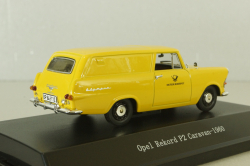 Opel Rekord P2 Caravan "Deutsche Bundespost" 1960, yellow, Bing 1:43