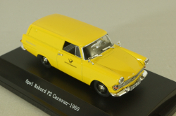 Opel Rekord P2 Caravan "Deutsche Bundespost" 1960, yellow, Bing 1:43