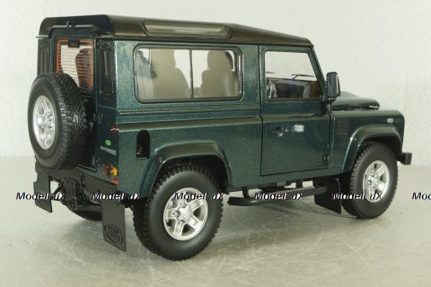Land Rover Defender 90 Adventure 2007, green, 08901G,  Kyosho 1:18