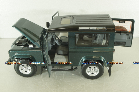 Land Rover Defender 90 Adventure 2007, green, 08901G,  Kyosho 1:18