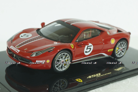 Ferrari 458 Challenge, red, X5504, Hot Wheels Elite 1:43