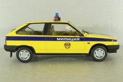 Ваз-2108 Милиция Lada Samara 1987, DC18003TP1YB, Premium Scale Models 1:18