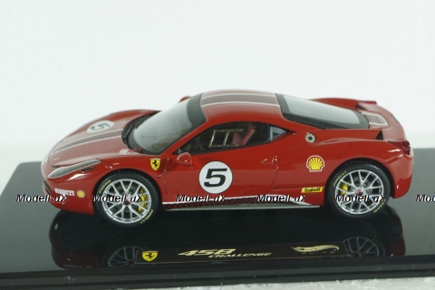 Ferrari 458 Challenge, red, X5504, Hot Wheels Elite 1:43