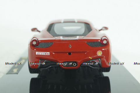 Ferrari 458 Challenge, red, X5504, Hot Wheels Elite 1:43