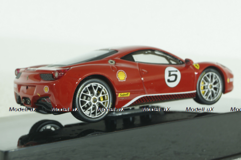 Ferrari 458 Challenge, red, X5504, Hot Wheels Elite 1:43