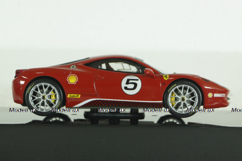 Ferrari 458 Challenge, red, X5504, Hot Wheels Elite 1:43