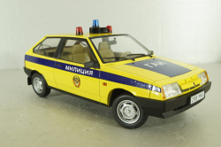 Ваз-2108 Милиция Lada Samara 1987, DC18003TP1YB, Premium Scale Models 1:18