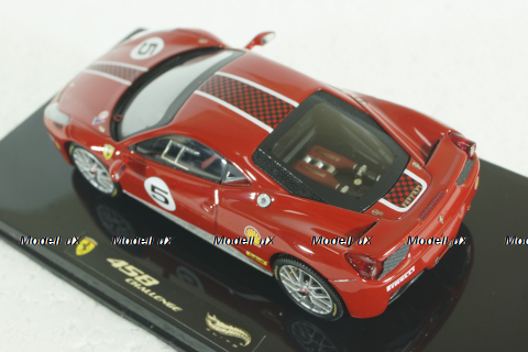 Ferrari 458 Challenge, red, X5504, Hot Wheels Elite 1:43