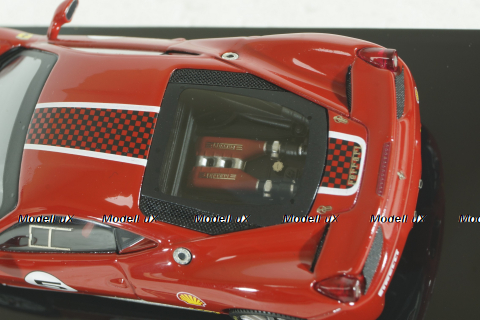 Ferrari 458 Challenge, red, X5504, Hot Wheels Elite 1:43