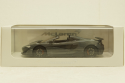 McLaren 600LT Spider Construction 2019 chicane Grey, 13QA715CP, TSM Model 1:43