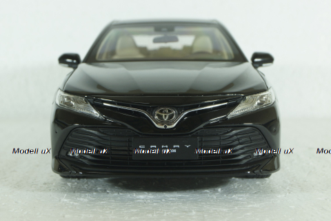 Toyota Camry (XV80) 8-generation, 2018 black, Paudi 1:18