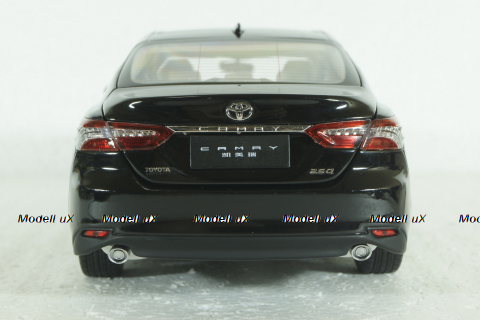Toyota Camry (XV80) 8-generation, 2018 black, Paudi 1:18