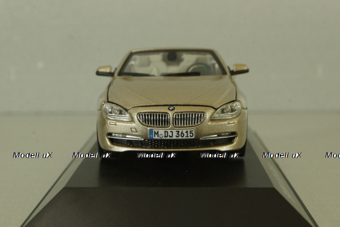 BMW 650i Cabrio (F12) 2010, gold, 80432167080, Jadi 1:43