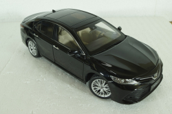Toyota Camry (XV80) 8-generation, 2018 black, Paudi 1:18