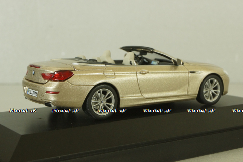 BMW 650i Cabrio (F12) 2010, gold, 80432167080, Jadi 1:43
