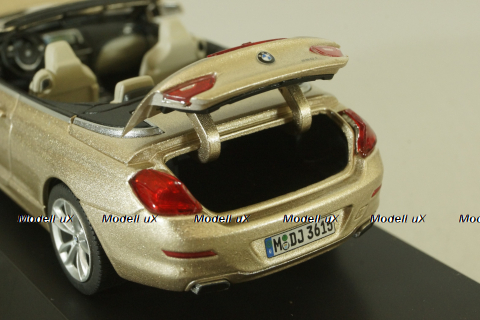 BMW 650i Cabrio (F12) 2010, gold, 80432167080, Jadi 1:43