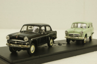 Набор из двух машин Москвич-410 и Москвич-411 4х4 полноприводный, Конверсия 1:43
