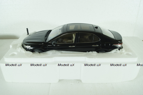 Toyota Camry (XV80) 8-generation, 2018 black, Paudi 1:18