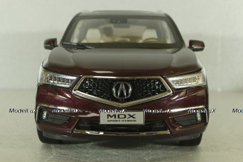 Acura MDX Sport Hybrid 2019, dark red, Paudi 1:18