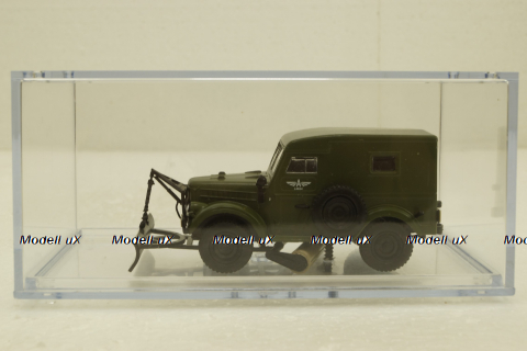 Газ-69, зеленый снегоуборочная №2, конверсия 1:43