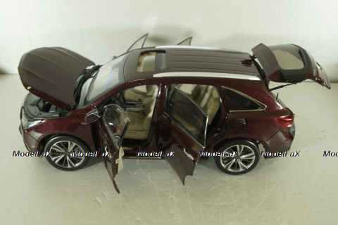 Acura MDX Sport Hybrid 2019, dark red, Paudi 1:18