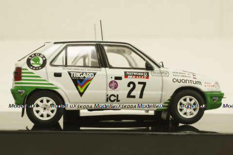 Skoda Felicia Kit Car, No.27, RAC Rally, P.Sibera/P.Gross, 1995, RAC364, IXO 1:43