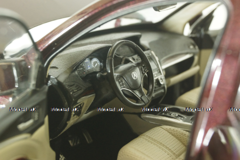 Acura MDX Sport Hybrid 2019, dark red, Paudi 1:18