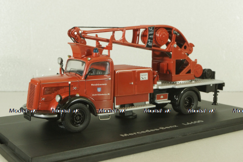 Mercedes L6600 fire engine with a crane, 03101, Schuco 1:43
