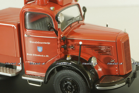 Mercedes L6600 fire engine with a crane, 03101, Schuco 1:43