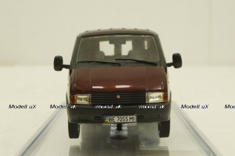 Газ-3302 Газель  бортовой, бордовый/серый, Конверсия 1:43