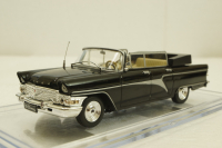 Газ-13 Чайка, кабриолет с поднятыми окнами, черный , Конверсия 1:43