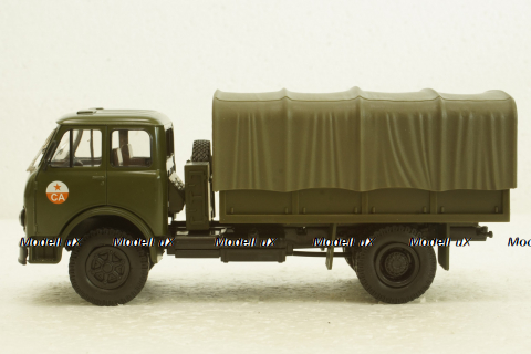 Маз-500В борт з тентом, хаки Н212, Наш Автопром 1:43