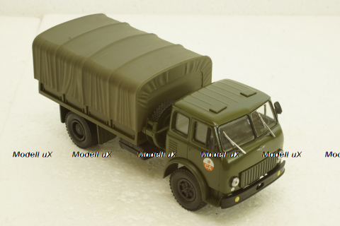 Маз-500В борт з тентом, хаки Н212, Наш Автопром 1:43