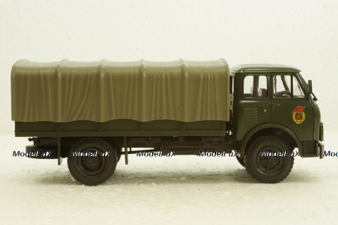 Маз-5334 борт з тентом, хакі, Н214, Наш Автопром 1:43