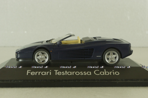 Ferrari Testarossa Cabriolet 1984, blue, Herpa 1:43
