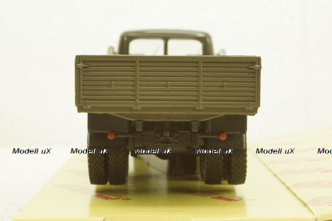 Маз-516,1969г, хакі, борт 3-мостовий, Н292, Наш Автопром 1:43