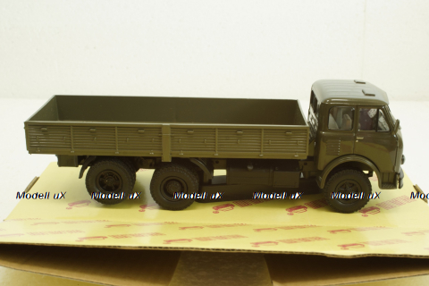 Маз-516,1969г, хакі, борт 3-мостовий, Н292, Наш Автопром 1:43